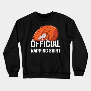 official napping shirt Crewneck Sweatshirt